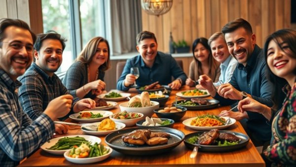 Pepper Lunch Hawaii restaurant opening with a diverse group enjoying sizzling dishes.