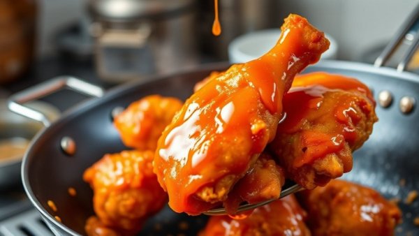 Appetizing fried chicken dish for New Year's dining deals for college football fans.