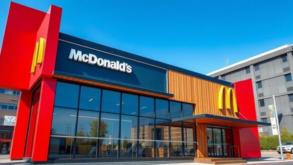 McDonald's restaurant showcasing the evolving franchise model with modern design.