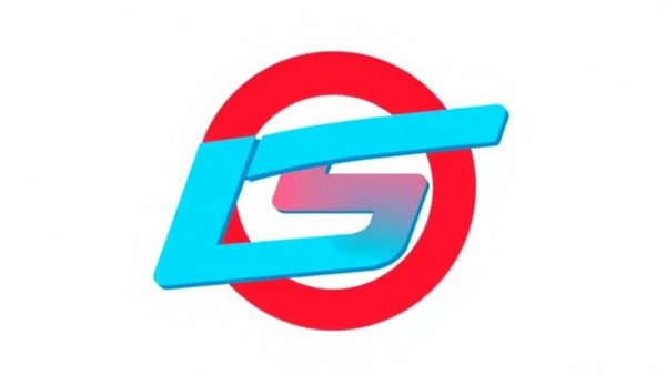 Modern logo design with red and light blue elements representing POS modernization