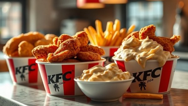 KFC January food choices featuring appetizing chicken bowls.