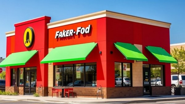 Fazoli's restaurant exterior on a sunny day.