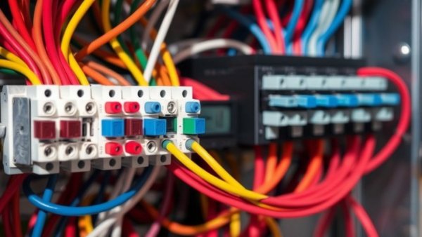 Close-up of wires in refrigeration system showing solid vs stranded wire connection.