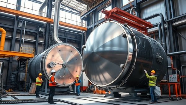 Industrial electric boiler installation in Europe