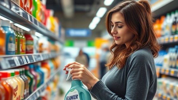 Woman checking prices of household essentials at supermarket 2026