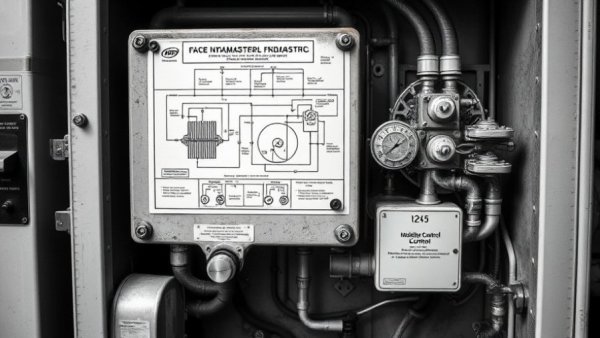 Vintage HVAC humidity control illustration.