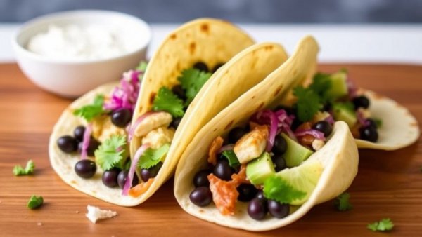 Cauliflower Black Bean Tacos