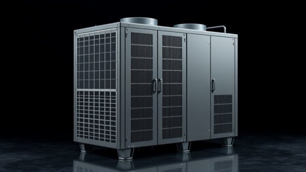 Greenheck RTU showcasing DOAS capacity expansions in dark setting.