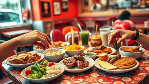 Colorful breakfast spread at a regional restaurant turning national.