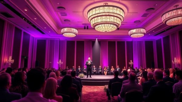 2026 HVAC Tactical Awards ceremony with speaker on stage.