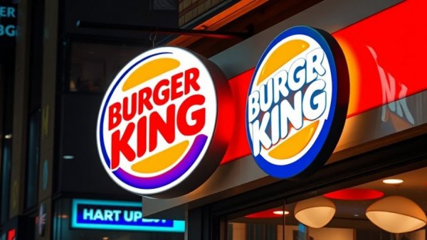 Burger King sign illuminating Chinese restaurant growth.