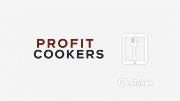 Brand logo for restaurant delivery operations solutions featuring 'PROFIT COOKERS' and 'OneTablet'.