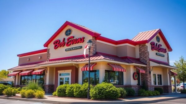 Bob Evans restaurant exterior after 4x4 Capital acquisition.