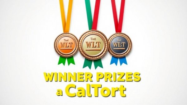 CalTort Games promo with medals and prize details.