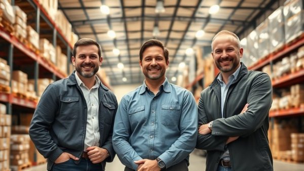 Behler-Young 100 years HVAC distribution, professionals in warehouse.