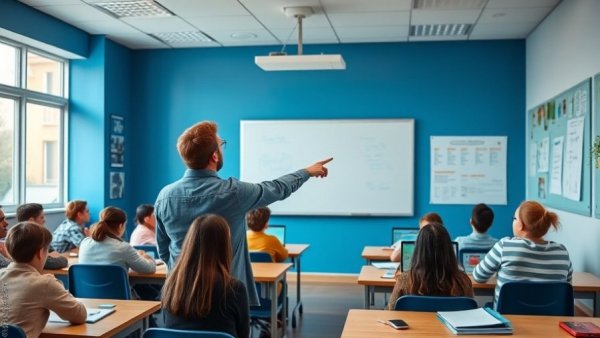 Instructor leading HVAC training session in classroom.