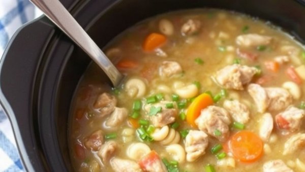 Slow Cooker Chicken and Barley Soup