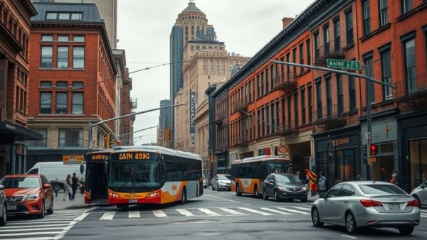 Impact of Operation Metro Surge on Minnesota street with traffic and buildings.
