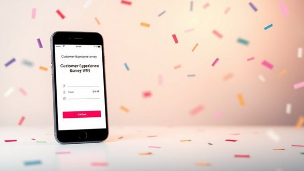 Restaurant technology funding news with customer survey smartphone.