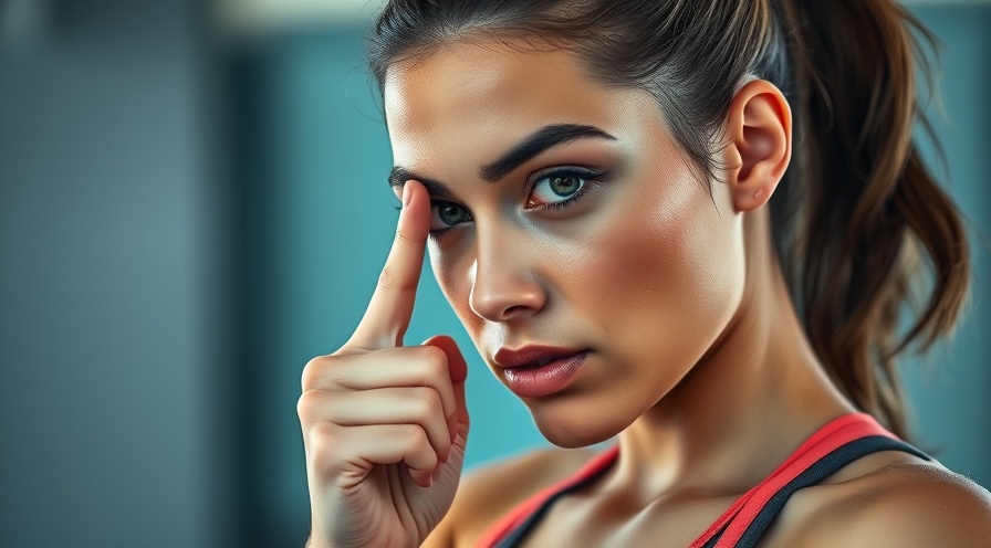 Determined young woman wiping sweat, embodying fitness obstacles and workout consistency.