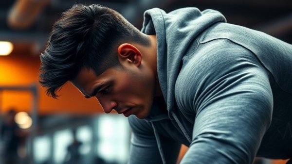 Muscular individual in a gym focused on exercise demonstrating Metabolic Resistance in Weight Loss.