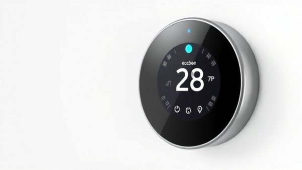 Modern ecobee Smart Thermostat Lite displaying 72 degrees.