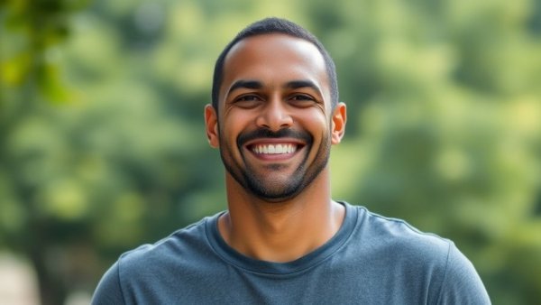 Outdoor portrait of a running coach