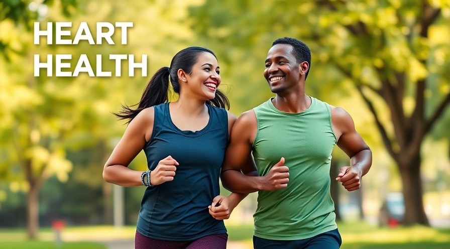 Happy diverse couple jogging in a park, embracing cardiovascular wellness and healthy lifestyle changes.