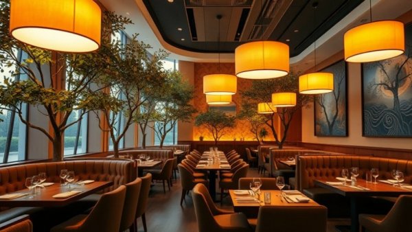 Modern restaurant interior - Noble 33 embezzlement legal battle.