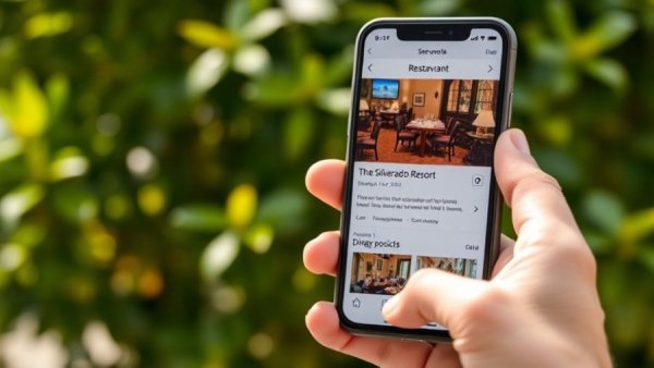 Smartphone displaying restaurant reservation, illustrating Resy and Tock merger.