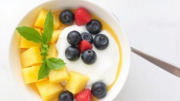 Mango-Pineapple Yogurt Bowl