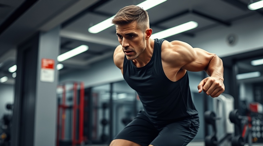 Fitness instructor demonstrating effective cable training chest exercise with resistance bands in sleek gym.
