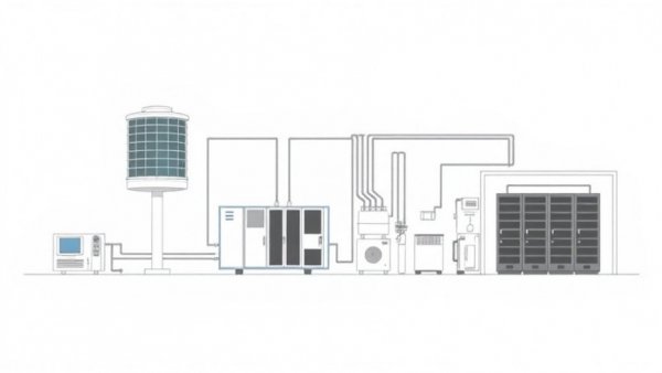 HVAC system layout illustration, highlighting flow measurement challenges.