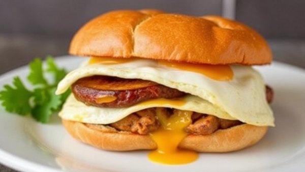 Egg & Turkey Sausage Breakfast Sandwich