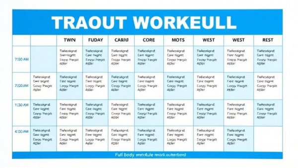 Weekly schedule for 12 week full body workout plan for over 50.