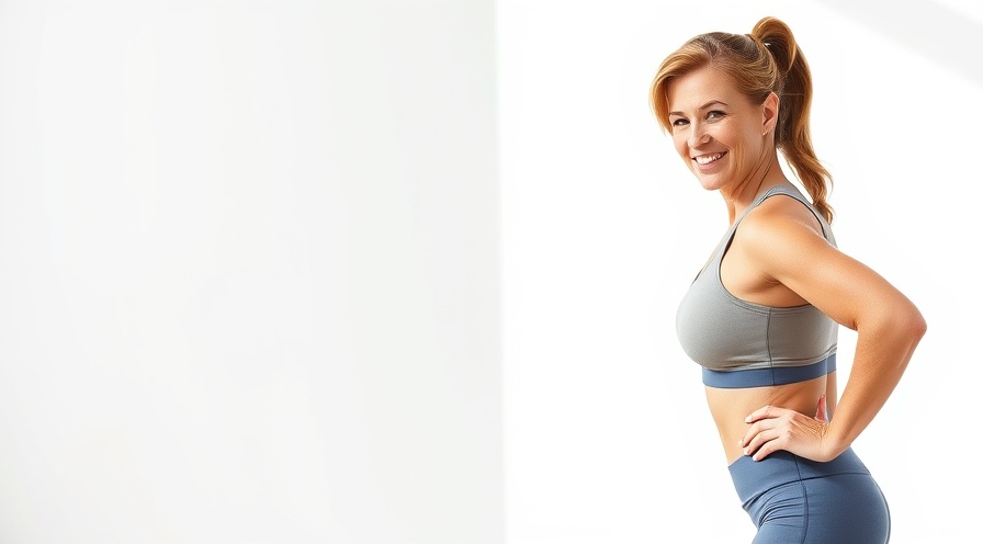 Confident woman showcasing pelvic health importance through core exercise.