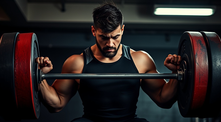 Intense athlete demonstrating weightlifting techniques while deadlifting in the gym.