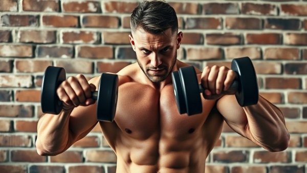 Muscular man demonstrates best shoulder exercises for strength and stability.