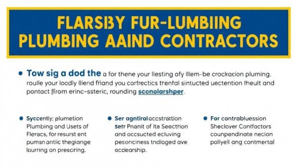 Informative graphic on scholarships for future plumbers and contractors.