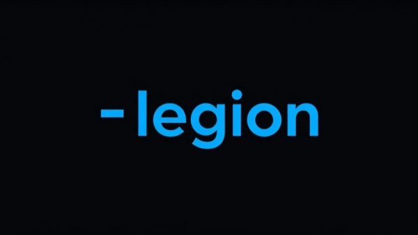 Legion logo text in blue