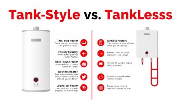 Tank vs. Tankless water heaters infographic, Treasure Valley.