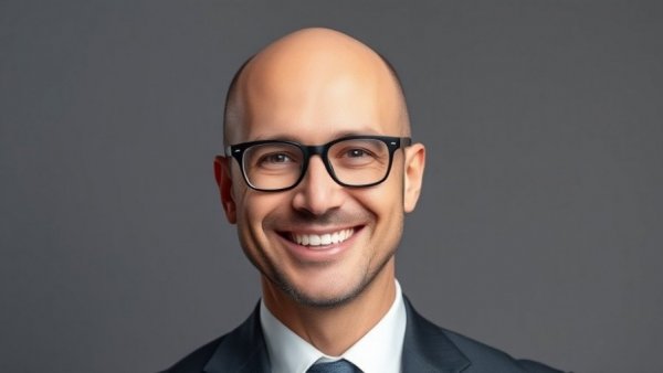 Smiling bald man in glasses and suit, U.S. Olympic and Paralympic Committee.