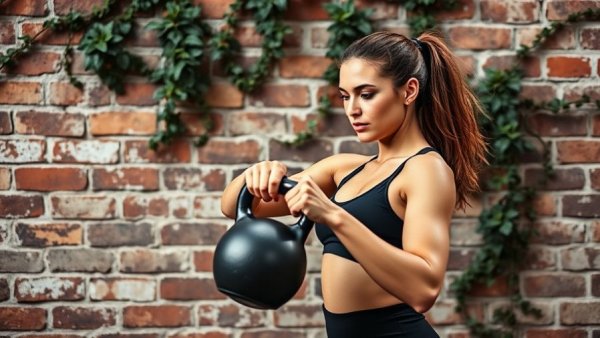 Confident woman excelling in overcoming self-doubt in fitness.