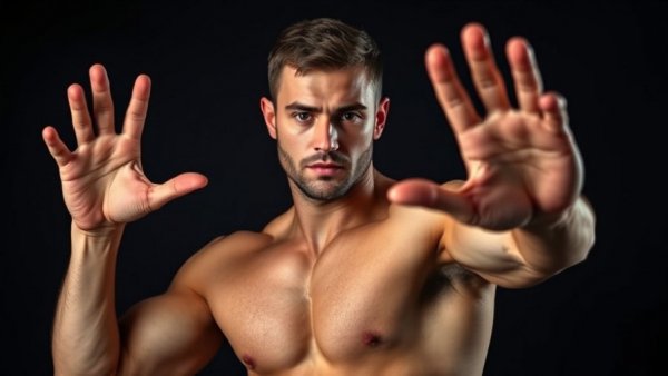 How Good is Your Mobility REALLY? Man in gym reaching upward.