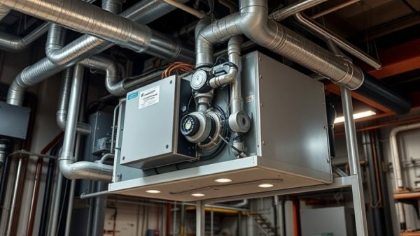 Detailed HVAC system illustrating indoor humidity control features.