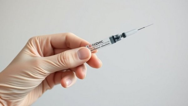 Close-up of Ozempic injection pen being held, illustrating careful handling.