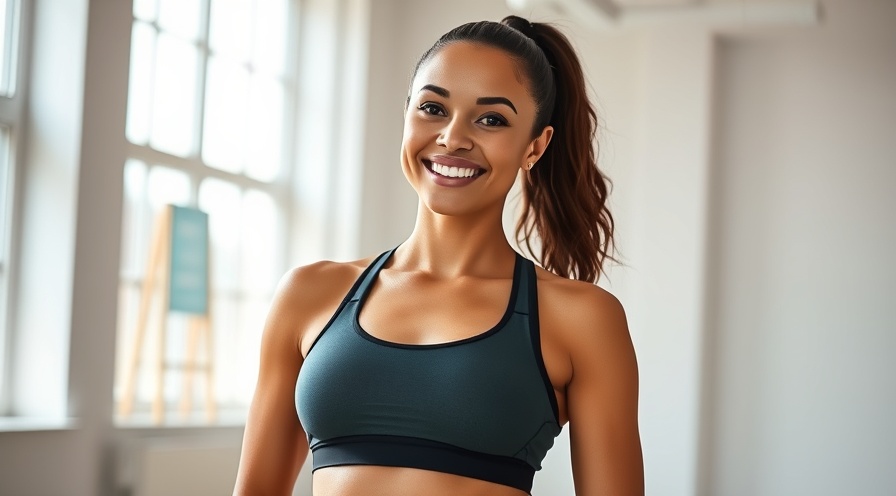 Confident woman smiling after workout, promoting weightlifting safety for women.