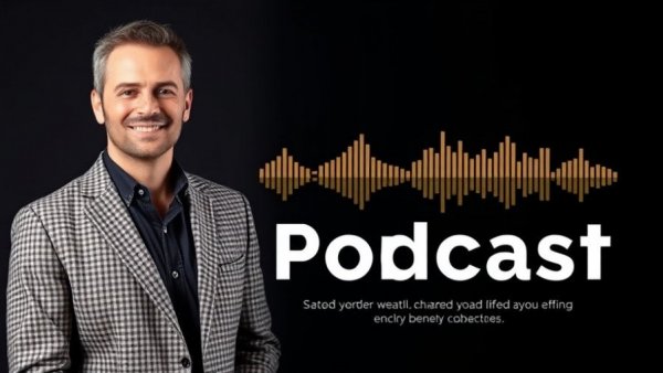 Gamification strategies for fitness staff motivation podcast with smiling host.