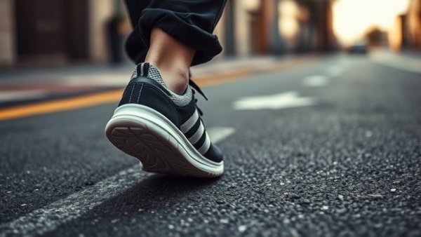 POV walk on asphalt as gym owners raise prices, urban scene.