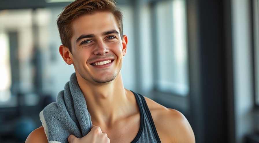 Confident young adult post-workout, embodying muscle growth and active recovery.